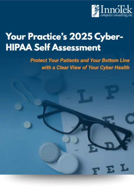 Cover page of Your Practice's 2025 Cyber-HIPAA Self Assessment Checklist.