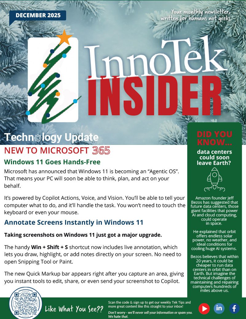 december 2025 newsletter cover